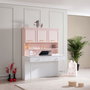 Hanah Home Escritorio de Estudio Rosa y Blanco
